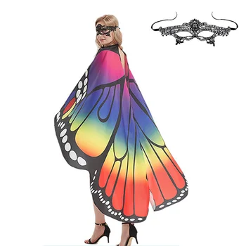 Motýlích Krídel Pre Ženy Halloween Kostýmy Pre Dospelých Cosplay Kostým Žena Víla Cape Motýľ Kostým Pre Cosplay Dresing
