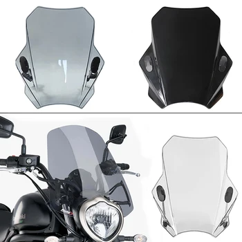 Motocykel čelné Sklo Sklo Kryt Obrazovky Deflektor Pre Kawasaki Vulcan S 650 EN650 VN 2015-202