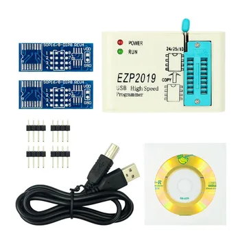 Doprava zadarmo EZP2019 High Speed USB SPI Programátor Podporu 24 25 93 EEPROM, Flash Bios s CDROM, anglický Softvér