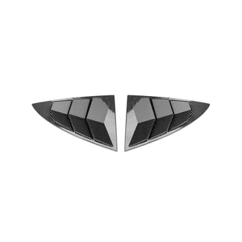 Pre Tesla Model 3 Y Louvre Zadný Trojuholník Flitrami Vonkajšie Úpravy Častí, Karbónu, B