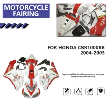 Motocykel, ABS Plný Horské Auta Telo Nastaviť vhodný Na Honda CBR1000RR CBR1000 2004 2005 Red White