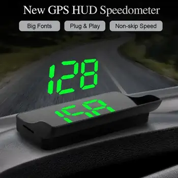 HD Auto Head Up Display MPH čelné Sklo Rýchlosť Projektor GPS Digitálny Rýchlomer Pre Všetky Elektroniky Vozidla Príslušenstvo
