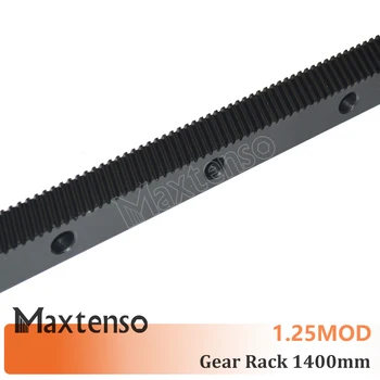 MAXTENSO 1.25 mod zariadenia Rack Modul Právo Skrutkových Ľavej Zuby 1400mm CNC Rytie Stroj s Vysokou Presnosťou DIY Časti 1.25 M Ocele