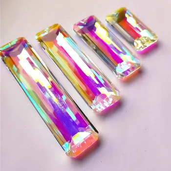 Top Kvalita 4Size AB-Farby Crystal Prism Suncatcher Rainbow Maker Visí Kvapky Prívesok Na Okno Luster Časti DIY Domáce De