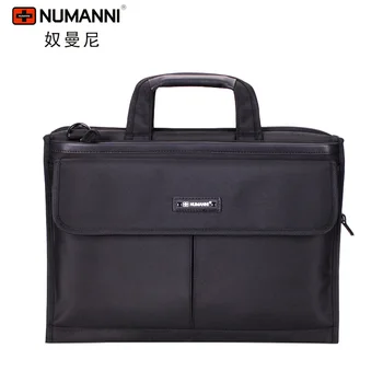 Pôvodné Numanni Business One ramenný rozkročit dokument taška pre mužov Veľkú kapacitu laptop taška pre mužov Oxford látkové taška