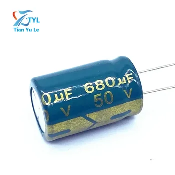 10pcs/veľa 50 680UF hliníkové elektrolytický kondenzátor veľkosť 13*20 680UF 20%