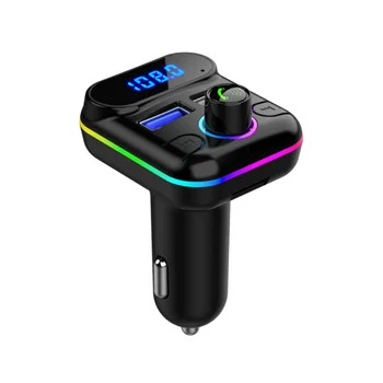 Auto Hands-Free M33 Bluetooth-Compaitable 5.0 FM Dual USB Nabíjací MP3 Modulátor Prehrávač Diskov Prehrávač