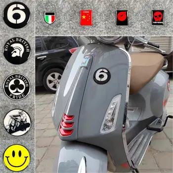 3D reflexná samolepiaca magnetická nálepka pre motocykel nepremokavé fólia PRE PIAGGIO VESPA Sprint RA LX LXV GTS GTV 125 150 300