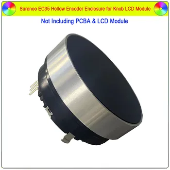 EC35 Duté Encoder Krytu Prípade, Plastové Formy na Kolo Kruhové Otočný Gombík LCD Modul Displeja, Displeja a LED Nixie Tube