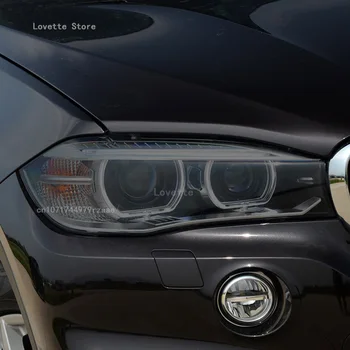 Pre BMW X5 F15 2014-2018 Auto Svetlometu Ochranný Film Obnova Transparentné Čierna TPU Nálepky Príslušenstvo