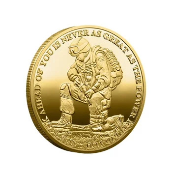 Vojak Pamätné Mince Starožitností Zbierka Zlatých Mincí Zadarmo Americký Domáce Dekorácie Mince Výzvou Mince