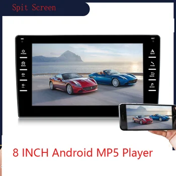 Univerzálny 8-palcový Auto Android MP5 Prehrávač Videa S GPS Navigácie Quad Core 2din Multimediálny Dotykový Displej Bluetooth Prehrávač, Rádio