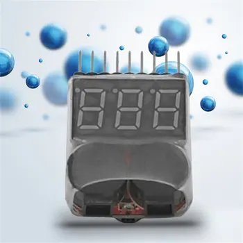 2 V 1 1-8S Lipo/Li-ion/Fe Napätie Batérie Tester pre Nízke Napätie Bzučiak Alarm Checker Pre Vozidlá & Hračky na Diaľkové Ovládanie,
