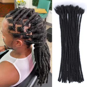 6inch-20-palcový Ručné Dredy Syntetické Parochne Rozšírenia Black Reggae Parochňu Háčkovanie Pletenie Vlasy Pre Afro Ženy, Pre Čierne Ženy