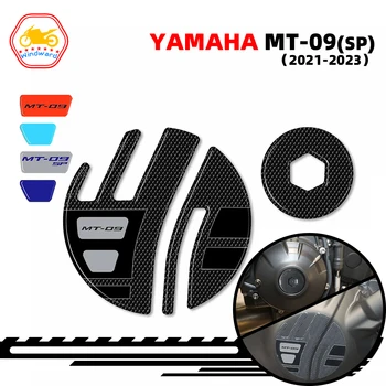 Ochrana Dekoratívne 3D Nálepky Stráže kľukovej skrine kryt motora sa Hodí Pre Yamaha MT-09 2021 2022 2023 MT09 SP 21-23 FZ09