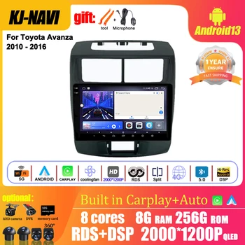 Pre Toyota Avanza 2010 2011 2012 2013 2014 2015 2016 Auto Rádio Multimediálny Prehrávač Navigácie GPS Android 13 Carplay 4G WIFI